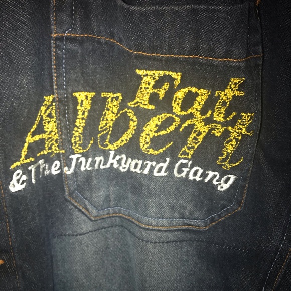 Mens fubu fat Albert long sleeve blue Jean jacket size XL - Picture 2 of 8